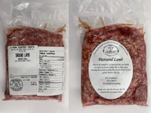 Ground lamb